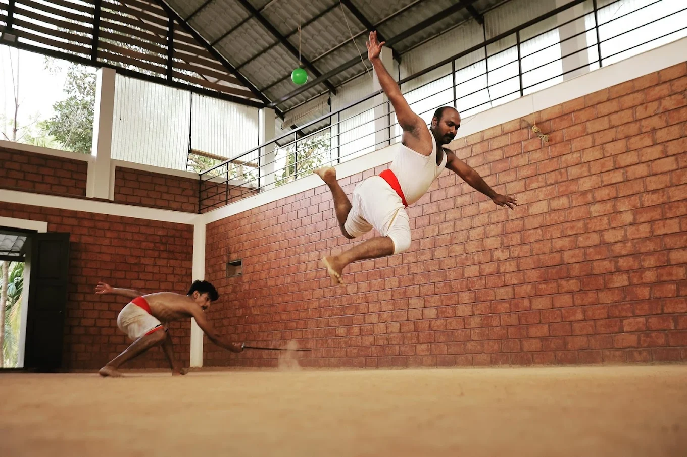 Shyni Marma Thirummu Kalaripayattu Sangham Neyyattinkara traditional Southern style Kalaripayattu training session