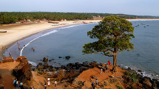 Bekal Beach in Kasaragod district of Kerala