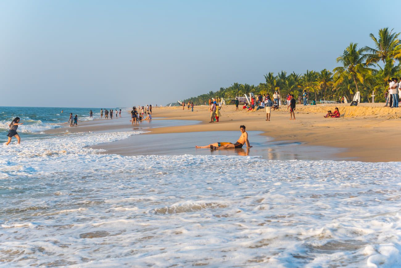 Marari Beach in Kerala