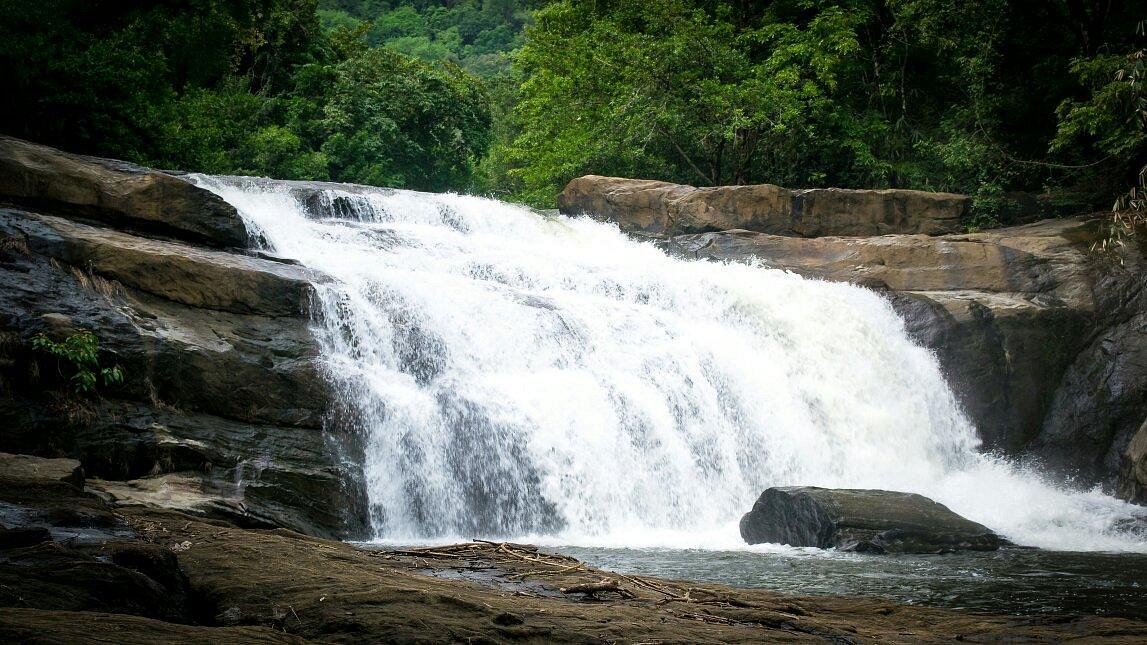 Thommankuthu Waterfalls in Idukki, Kerala