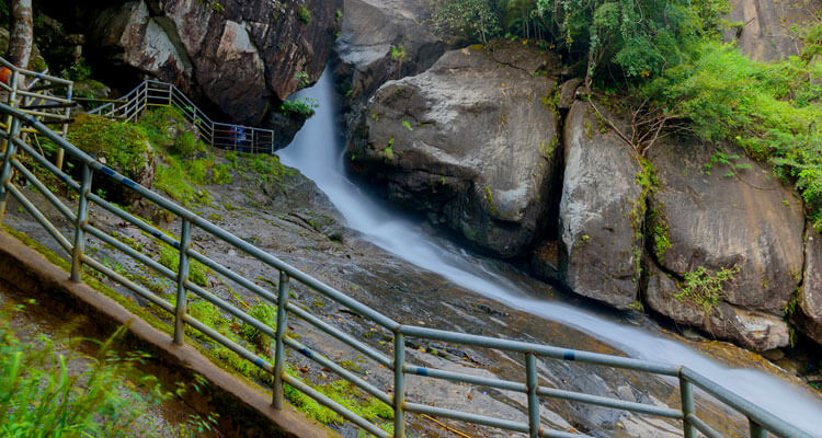  Banasuramala Meenmutty Waterfalls view 