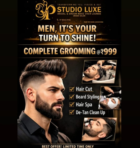 Studio Luxe premium beauty and grooming salon Kerala
